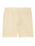 Quick Dry Striped Seersucker Swim Shorts