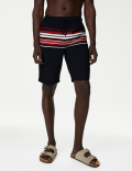 Quick Dry Striped Swim Shorts