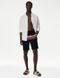 Quick Dry Striped Swim Shorts