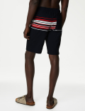 Quick Dry Striped Swim Shorts