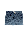 Quick Dry Stretch Geometric Print Swim Shorts
