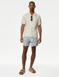 Quick Dry Tropical Graphic Swim Shorts