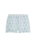 Quick Dry Geo Textured Swim Shorts