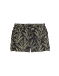 Banana Leaf Print Swim Shorts