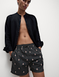 Quick Dry Printed Swim Shorts