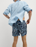 Quick Dry Printed Swim Shorts