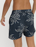 Quick Dry Printed Textured Swim Shorts