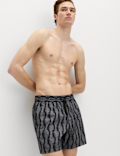 Quick Dry Printed Swim Shorts
