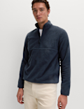 Half Zip Textured Fleece