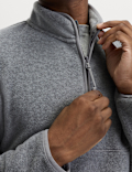 Half Zip Textured Fleece