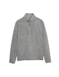 Half Zip Textured Fleece