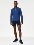 Half Zip Long Sleeve Top