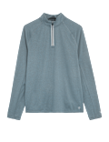 Half Zip Long Sleeve Top