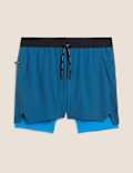 Double Layer Training Shorts