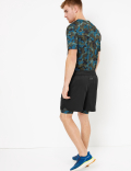 Active Reflective Two Layer Camo Shorts