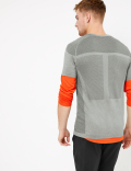 Active Reflective Trim Seam Free T-shirt