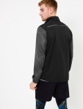 Active Zip Through Spiderweb Design Jacket