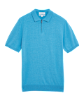 Silk Cotton Knitted Polo Shirt