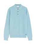 Pure Cotton Textured Knitted Polo Shirt