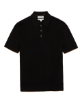 Cotton Rich Textured Knitted Polo Shirt