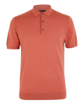 Silk Cotton Knitted Polo Shirt