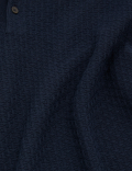 Cotton Textured Knitted Polo