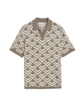 Cotton Rich Open Neck Knitted Polo Shirt