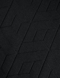 Cotton Rich Zip Up Knitted Polo Shirt