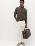Air-Yarn Half Zip Jumper
