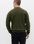 Air Yarn Knitted Bomber Jacket