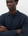 Air Yarn Button Through Cardigan