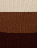 Block Striped Crew Neck Jumper