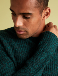 Textured Crew Neck Jumper
