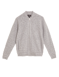 Ribbed Knitted Bomber