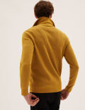 Cotton Blend Ribbed Jumper
