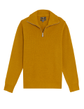 Cotton Blend Ribbed Jumper
