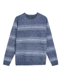 Super Soft Striped Crew Neck Jumper