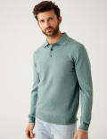 Cotton Rich Knitted Polo Shirt