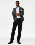 Cotton Blend Fair Isle Cardigan