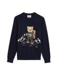 Pure Cotton Spencer Bear™ Ski Scene Jumper