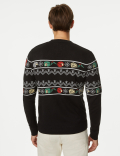 Fair Isle Cheese Christmas Jumper