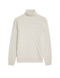 Cable High Neck Jumper