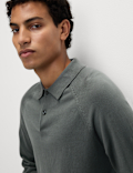 Cotton Rich Knitted Polo Shirt