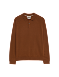 Cotton Rich Knitted Polo Shirt