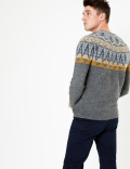 Fair Isle Design Crew Neck Jumper