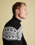Fairisle Roll Neck Jumper