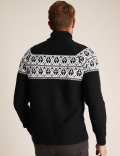 Fairisle Roll Neck Jumper