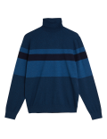 Cotton Rich Chest Stripe Roll Neck Jumper