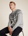 Cosy Fair Isle Crew Neck Jumper
