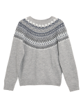 Cosy Fair Isle Crew Neck Jumper